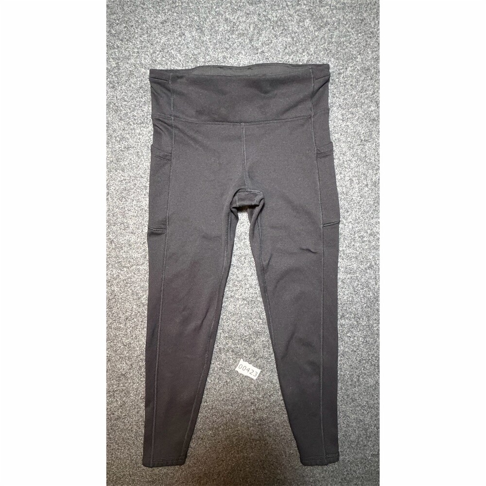 Athleta Altitude Stash Tight Leggings Womens Size S Black High Rise Ankle